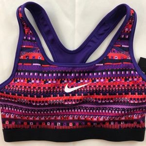 Nike Intimates & Sleepwear - Nike Pro Sports Bra Padded Purple 8 Bit Size Small Nike Intimates & Sleepwear - Nike Pro Sports Bra Padded Purple 8 Bit Size Small